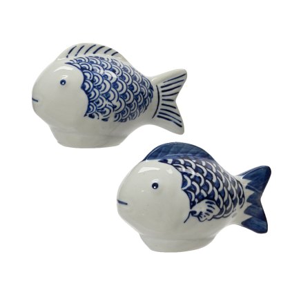 Kaemingk Shiny Porcelain Fish Ornament Kaemingk Shiny Porcelain Fish Ornament