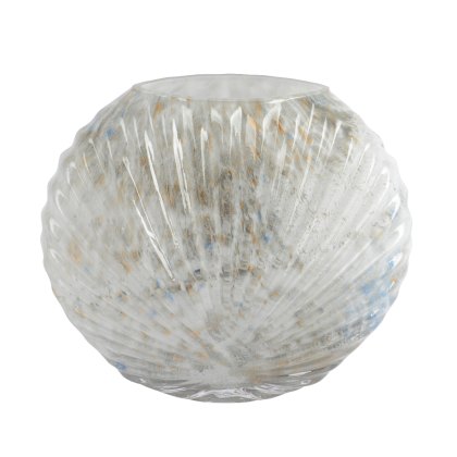 Kaemingk Multicoloured Glass Shell Vase