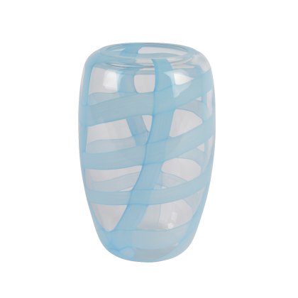 Kaemingk Tall Patterned Glass Vase