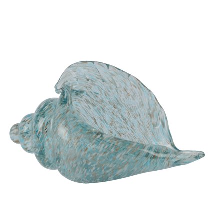 Kaemingk Glass Conch Shell Ornament Kaemingk Glass Conch Shell Ornament