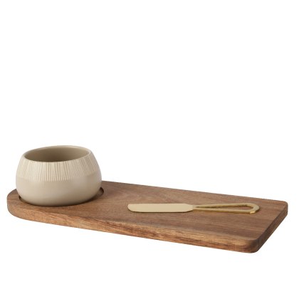 Kaemingk Acacia Wood Tapas Set with Cheese Knife Kaemingk Acacia Wood Tapas Set with Cheese Knife