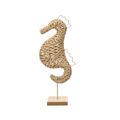 Kaemingk Rattan Seahorse Ornament Kaemingk Rattan Seahorse Ornament