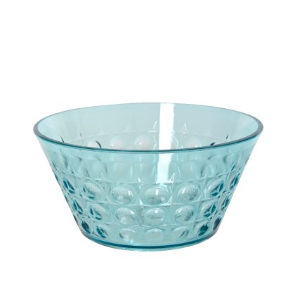 Kaemingk Blue Plastic Ball Pattern Bowl Kaemingk Blue Plastic Ball Pattern Bowl