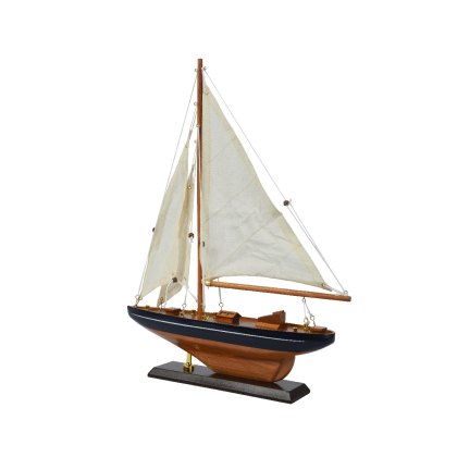 Kaemingk Large Firwood Boat Ornament Kaemingk Large Firwood Boat Ornament