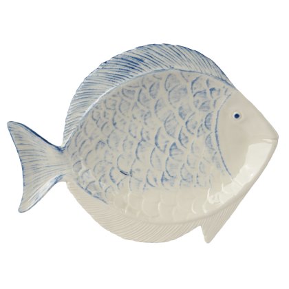 Kaemingk Porcelain Fish Plate