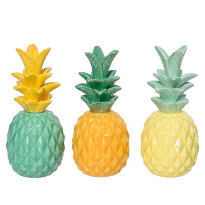 Kaemingk Porcelain Pineapple Ornament