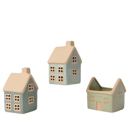 Kaemingk Stoneware House Ornament Kaemingk Stoneware House Ornament
