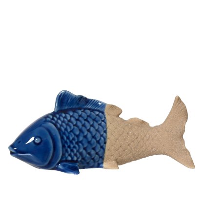 Kaemingk Two Tone Porcelain Fish Ornament Kaemingk Two Tone Porcelain Fish Ornament