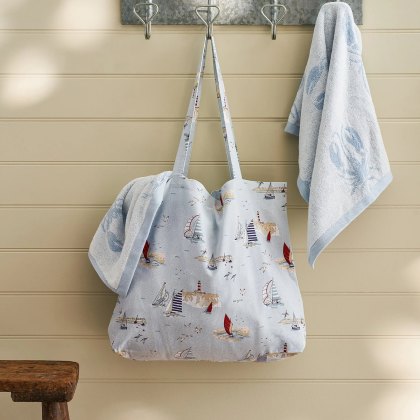 Sophie Allport Coastal Boats Tote Bag Sophie Allport Coastal Boats Tote Bag
