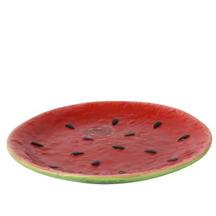 Kaemingk Dolomite Shiny Watermelon Breakfast Plate Kaemingk Dolomite Shiny Watermelon Breakfast Plate