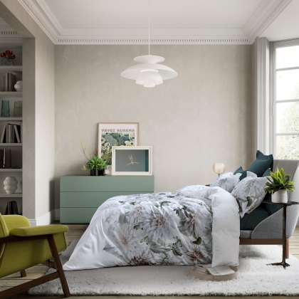 Ted Baker Clove Floral Duvet Cover Set White Double Ted Baker Clove Floral Duvet Cover Set White Double