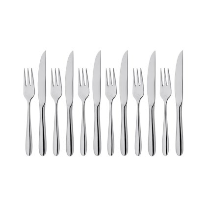 Stellar Winchester 12 Piece Steak Knife & Fork Set