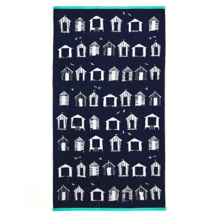 Catherine Lansfield Fusion Beach Huts Bath Towel Catherine Lansfield Fusion Beach Huts Bath Towel