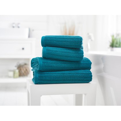 Deyongs Rialto Ribbed Towels Lagoon Deyongs Rialto Ribbed Towels Lagoon