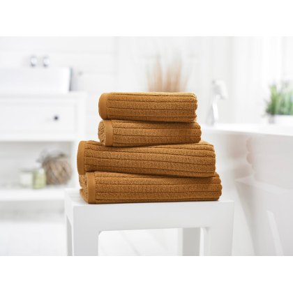 Deyongs Rialto Ribbed Towels Spice Deyongs Rialto Ribbed Towels Spice