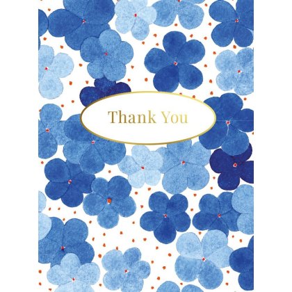 Museums & Galleries Thank You Blue Hydrangea Notecards Pack of 8