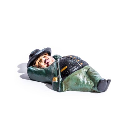 McGowan Rutherford Cast Iron Rich Man Coin Bank McGowan Rutherford Cast Iron Rich Man Coin Bank