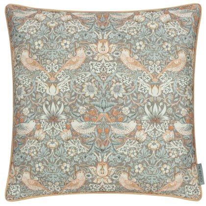 Morris & Co Strawberry Thief Biscuit Outdoor Cushion Morris & Co Strawberry Thief Biscuit Outdoor Cushion