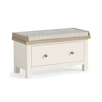 Cottage Collection Hallway Bench with Drawer in Coconut Cottage Collection Hallway Bench with Drawer in Coconut