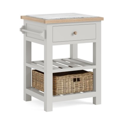Cottage Collection Small Kitchen Island in Grey Cottage Collection Small Kitchen Island in Grey