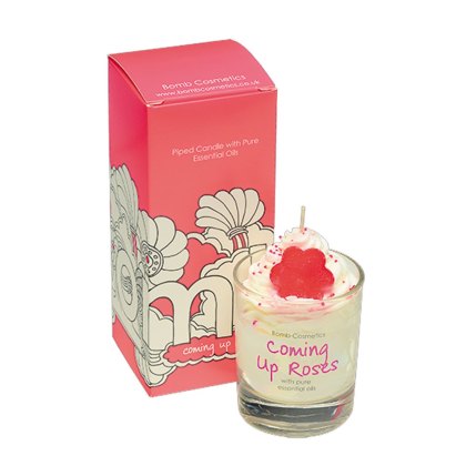 Bomb Cosmetics Coming Up Roses Glass Candle
