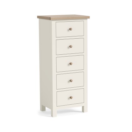 Cottage Collection 5 Drawer Tall Chest in Coconut Cottage Collection 5 Drawer Tall Chest in Coconut
