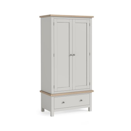 Cottage Collection Gents Wardrobe in Grey Cottage Collection Gents Wardrobe in Grey
