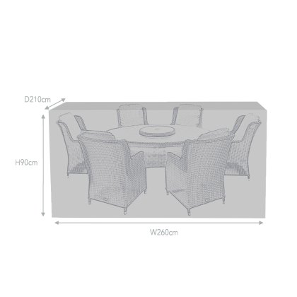 6 Seater Oval Garden Furniture Cover 6 Seater Oval Garden Furniture Cover