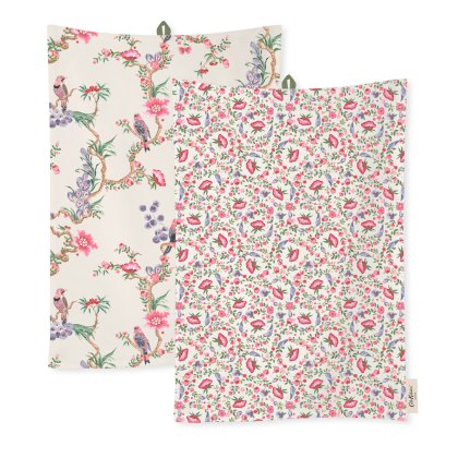 Cath Kidston Spring Birds Pack of 2 Tea Towels Cath Kidston Spring Birds Pack of 2 Tea Towels