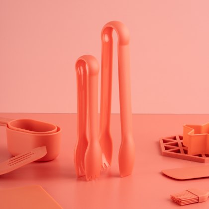 Fusion Twist Coral Pack of 2 Tong Set Fusion Twist Coral Pack of 2 Tong Set