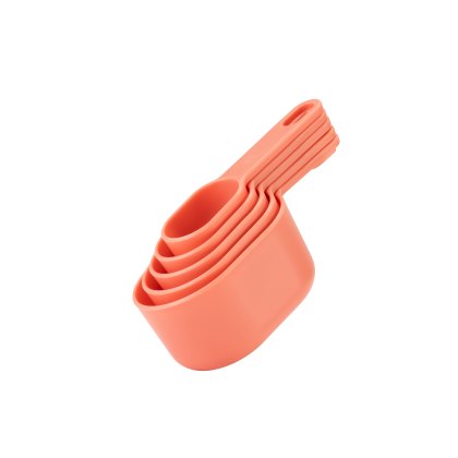 Fusion Twist Coral Measuring Cups