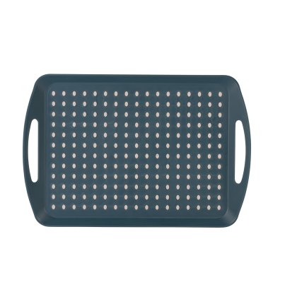 Fusion Twist Blue Non-Slip Tray