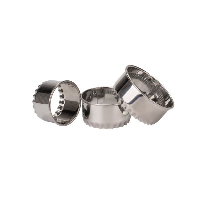 Just The Thing Pack of 3 Stainless Steel Cookie Cutters