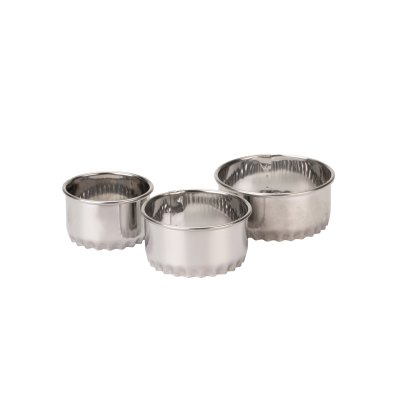 Just The Thing Pack of 3 Stainless Steel Cookie Cutters