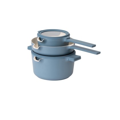 Luxe All-In-One Mid Blue Cookware Set