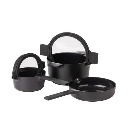 Luxe All-In-One Black Cookware Set