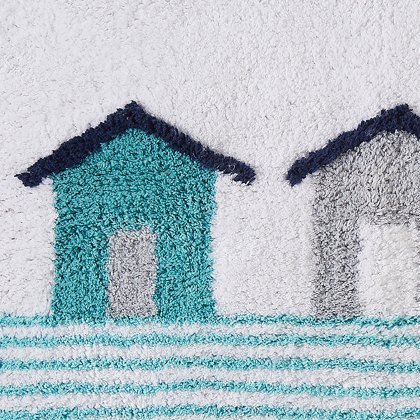 Catherine Lansfield Fusion Beach Huts Bath Mat