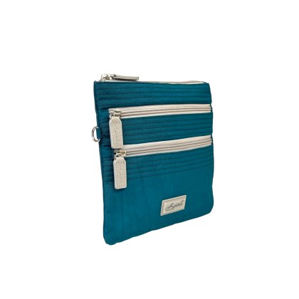 Spirit Jade and Grey Triple Zip Bag