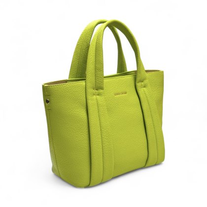David Jones Lime Large Square Handbag