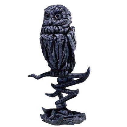 Edge Midnight Blue Owl Sculpture