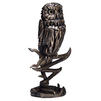 Edge Golden Owl Sculpture