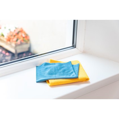 Addis Set of 2 Microfibre Window & Glass Cloths