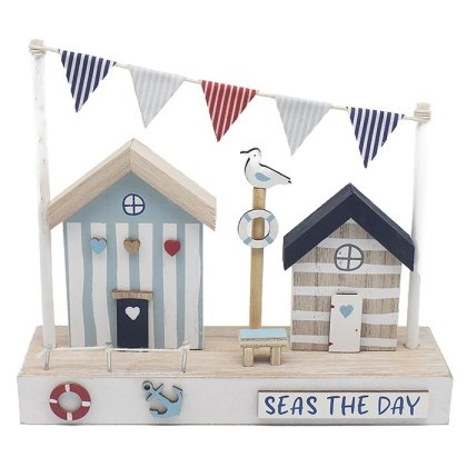 Shudehill Love & Affection Seas The Day Beach Hut Scene Ornament Shudehill Love & Affection Seas The Day Beach Hut Scene Ornament