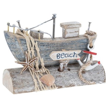 Shudehill Sandy Bay Standing Fishing Boat Ornament Shudehill Sandy Bay Standing Fishing Boat Ornament