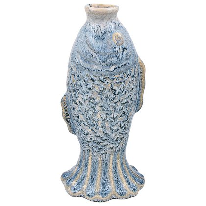 Shudehill Pale Blue Fish Vase