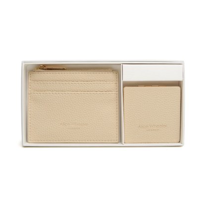 Alice Wheeler Serenity Purse and Mirror Set Ivory Alice Wheeler Serenity Purse and Mirror Set Ivory