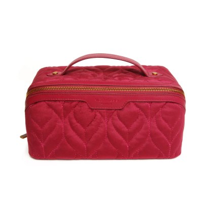 Alice Wheeler Velvet Train Case Fig Alice Wheeler Velvet Train Case Fig