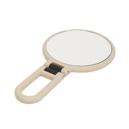 Alice Wheeler Soft Touch Folding Mirror Stone