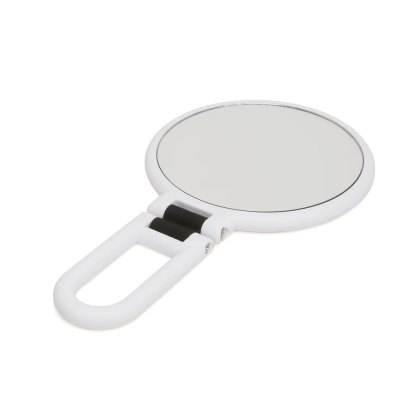 Alice Wheeler Soft Touch Folding Mirror White