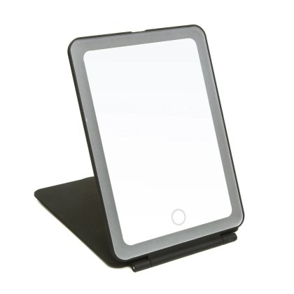 Alice Wheeler Soft Touch LED Mirror Black